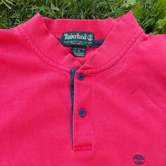 90s Timberland Classic Henley - Picture 1 of 7